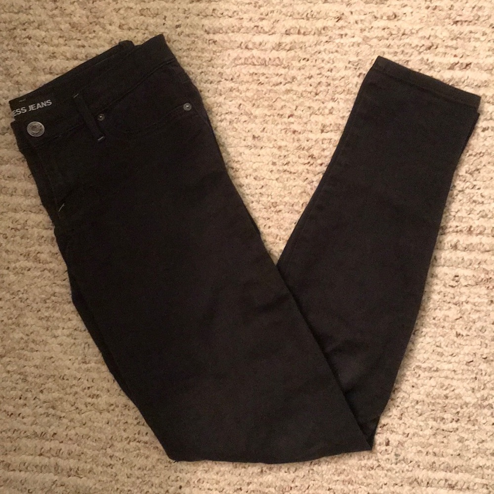 Express Black Skinny Jeans